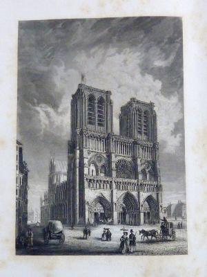 1843 Les églises de Paris Abbé Pascal Martinet Mathieu Curmer 20 gravures sur acier architecture histoire religion patrimoine