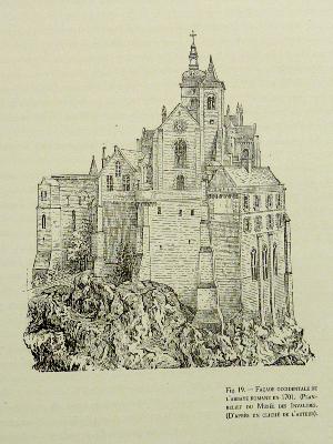 Normandie Germaine Bazin Le Mont Saint-Michel Picard 1933 archéologie histoire architecture arts monographie religion abbaye 