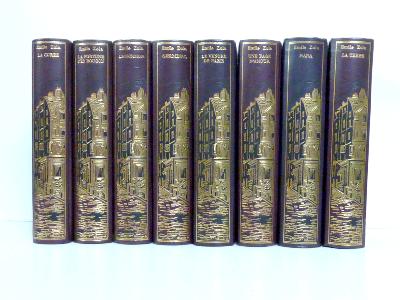 8 tomes Émile Zola Les Rougon-Macquart Jean de Bonnot collection littéraire romans naturalistes Second Empire