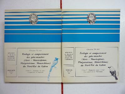 Afrique Ornithologie Écologie et comportement des gobe-mouches du nord-est du Gabon histoire naturelle zoologie sciences oiseaux Christian Érard 1